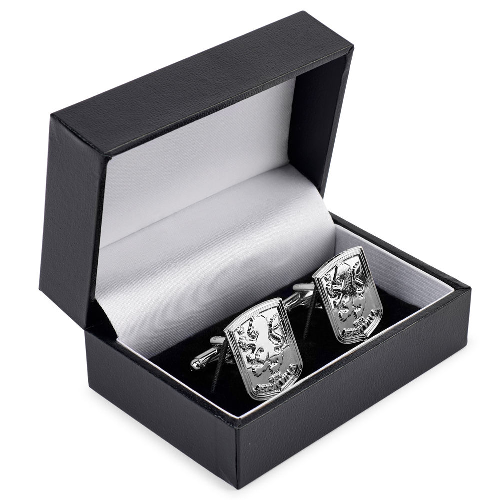 Aston Villa FC Silver Plated Crest Cufflinks - Image 3