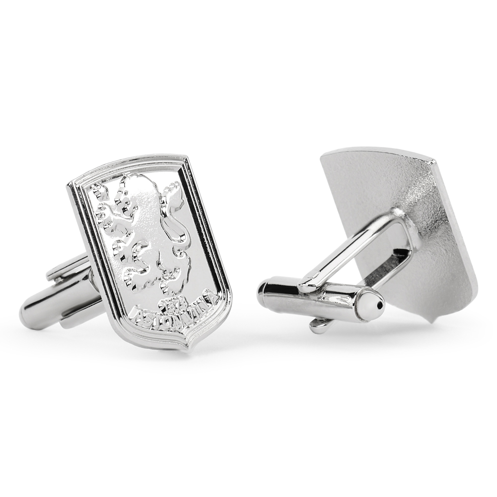 Aston Villa FC Silver Plated Crest Cufflinks