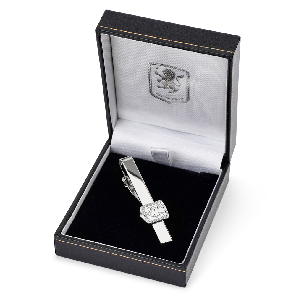 Aston Villa FC Silver Plated Crest Tie Slide - Image 2