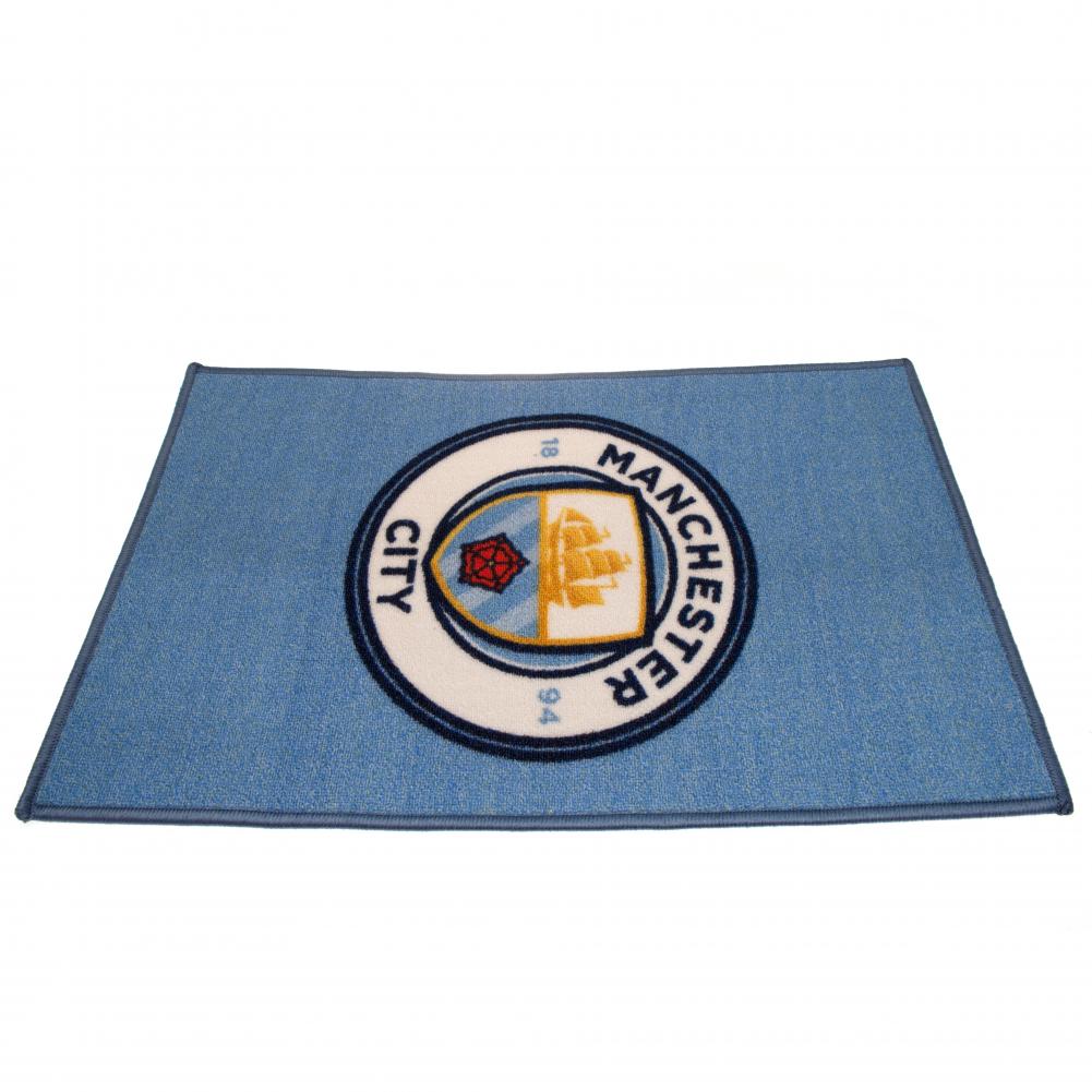 Manchester City FC Crest Non Slip Bedroom Rug - Image 2