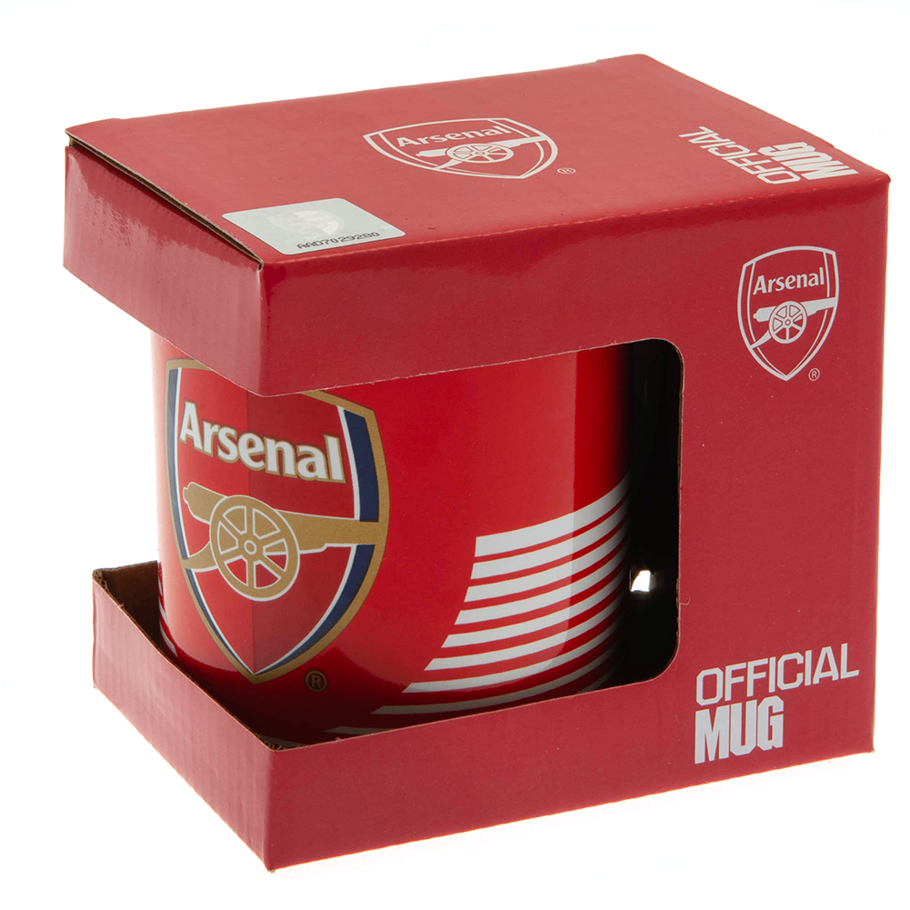 Arsenal FC 315ml Linea Design Coffee Mug - Image 4