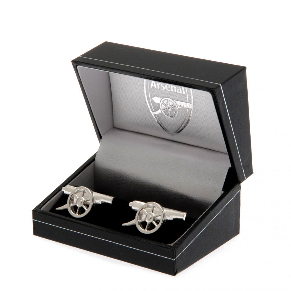 Arsenal FC Sterling Silver Cannon Cufflinks - Image 2