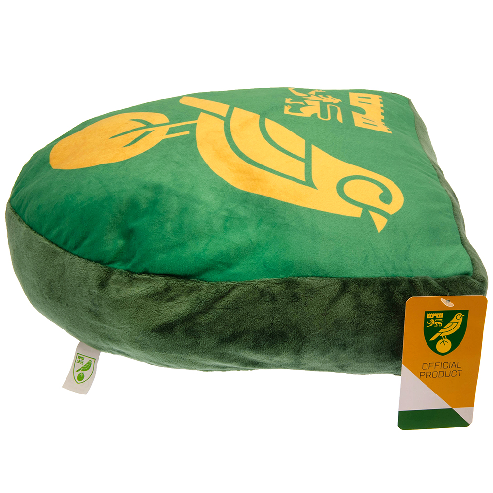 Norwich City FC Crest Shaped Cushion - Image 3