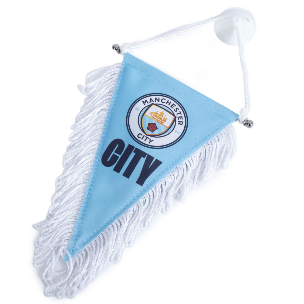 Manchester City FC Crest Triangular Mini Pennant - Image 2