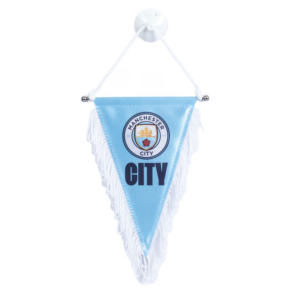 Manchester City FC Crest Triangular Mini Pennant - Image 3