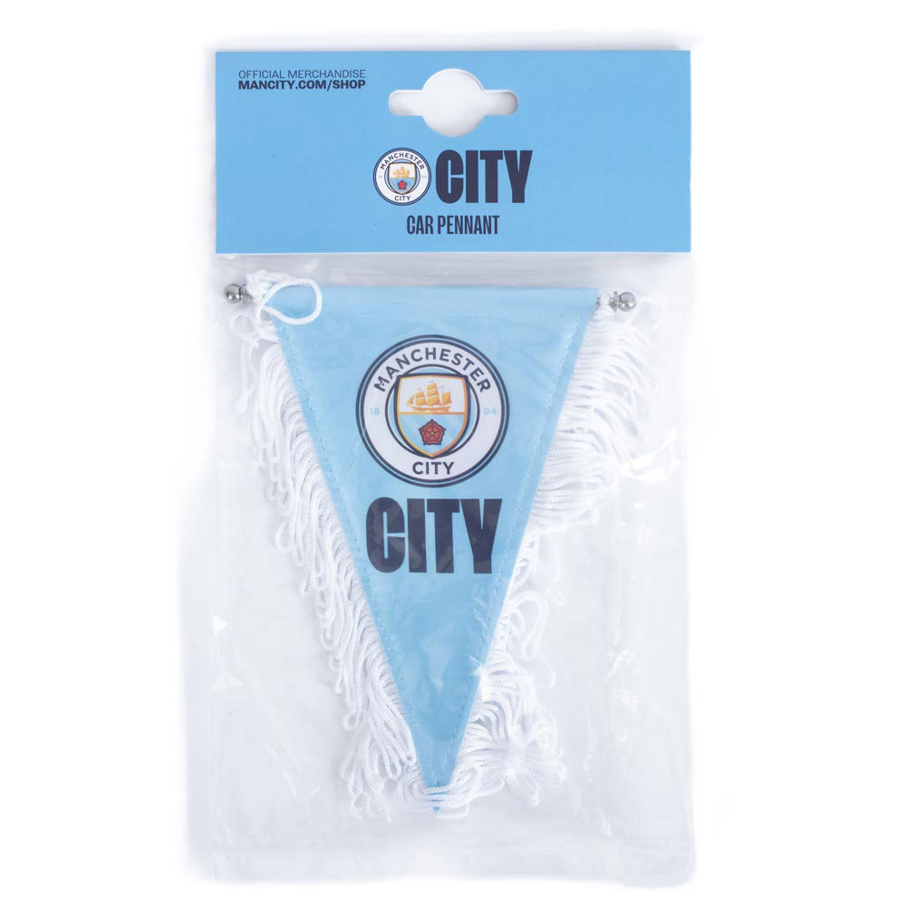 Manchester City FC Crest Triangular Mini Pennant - Image 4