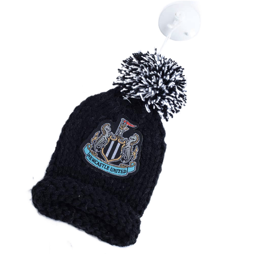 Newcastle United FC Mini Hanging Bobble Hat - Image 2