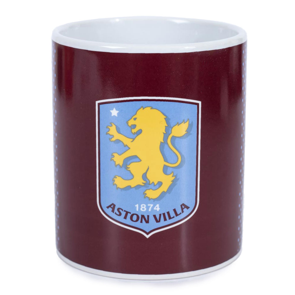 Aston Villa FC 315ml Fade Design Coffee Mug - Image 2