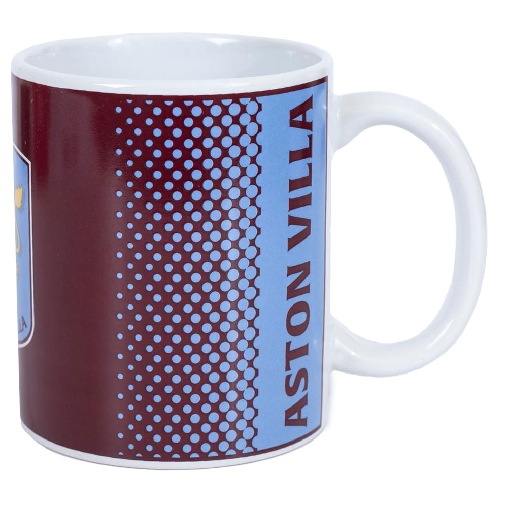 Aston Villa FC 315ml Fade Design Coffee Mug - Image 4