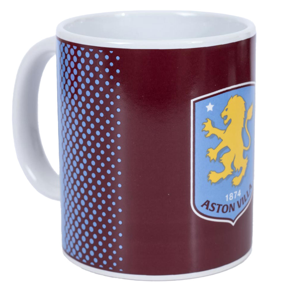 Aston Villa FC 315ml Fade Design Coffee Mug