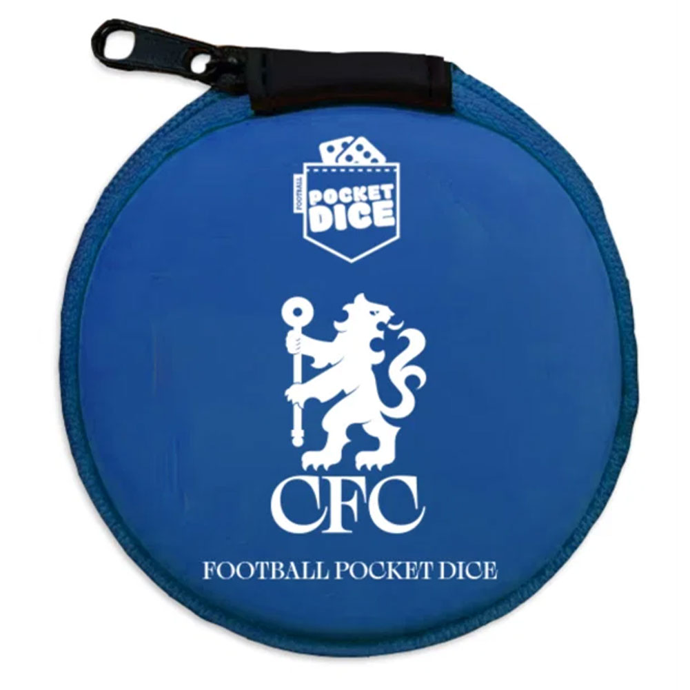 Chelsea FC Travel Pocket Dice Game - Image 2