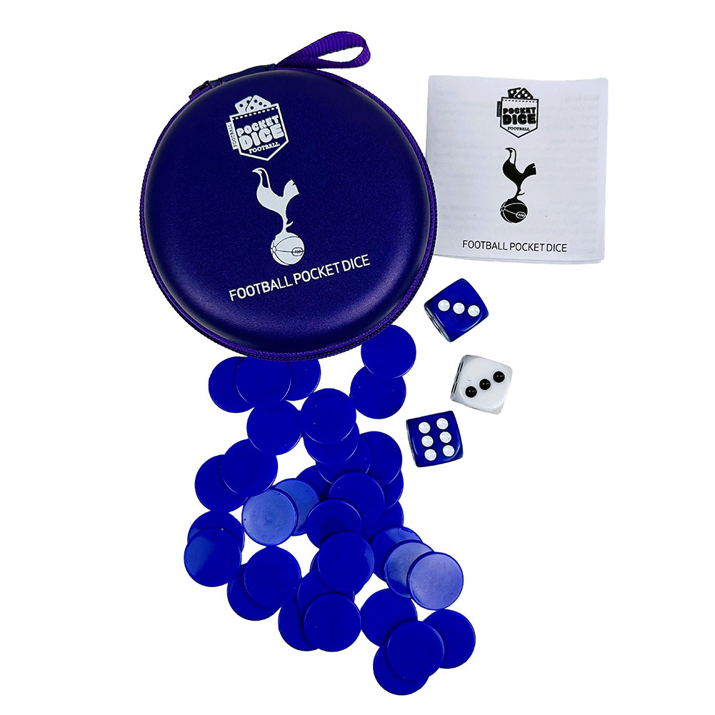 Tottenham Hotspur FC Travel Pocket Dice Game