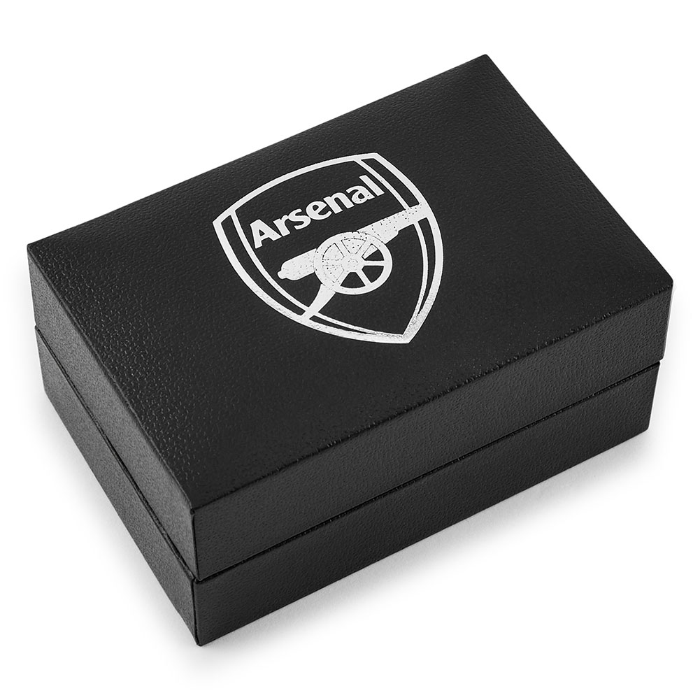 Arsenal FC Full Colour Crest Cufflinks - Image 3