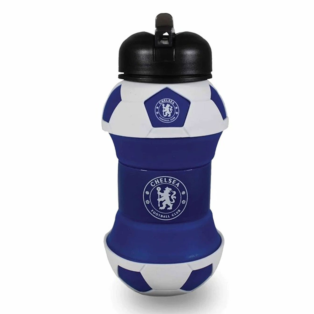Chelsea FC 550ml Collapsible Football Drinks Bottle - Image 2