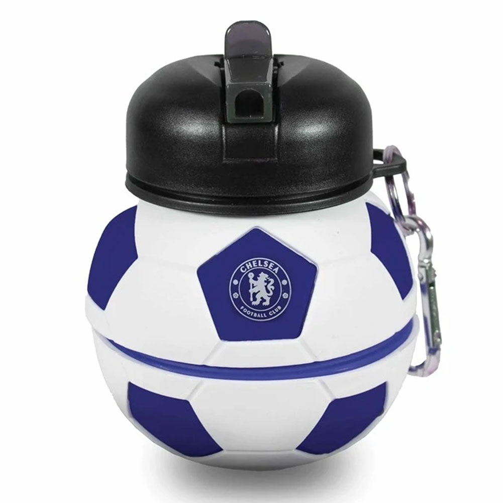 Chelsea FC 550ml Collapsible Football Drinks Bottle - Image 3
