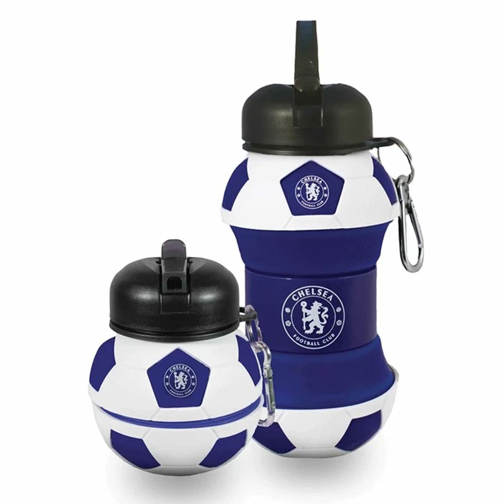 Chelsea FC 550ml Collapsible Football Drinks Bottle
