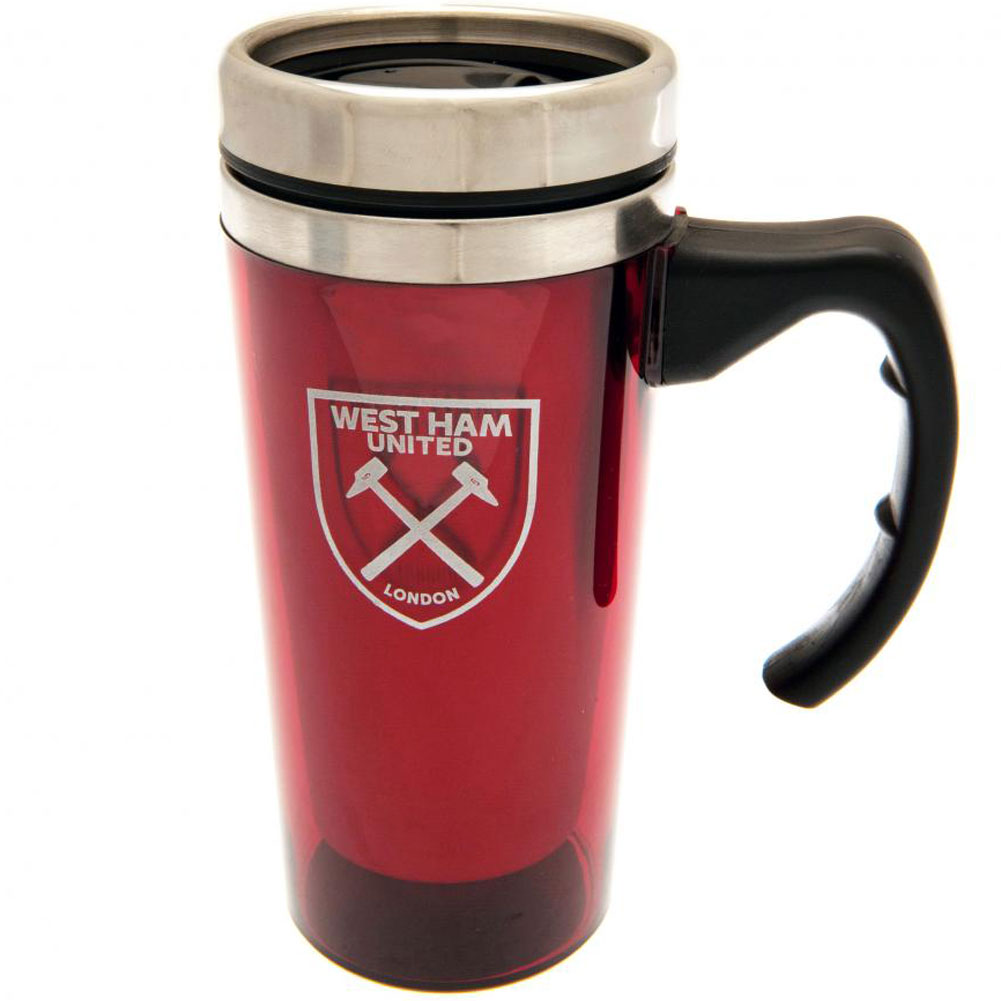 West Ham United FC 450ml Handled Thermal Travel Mug