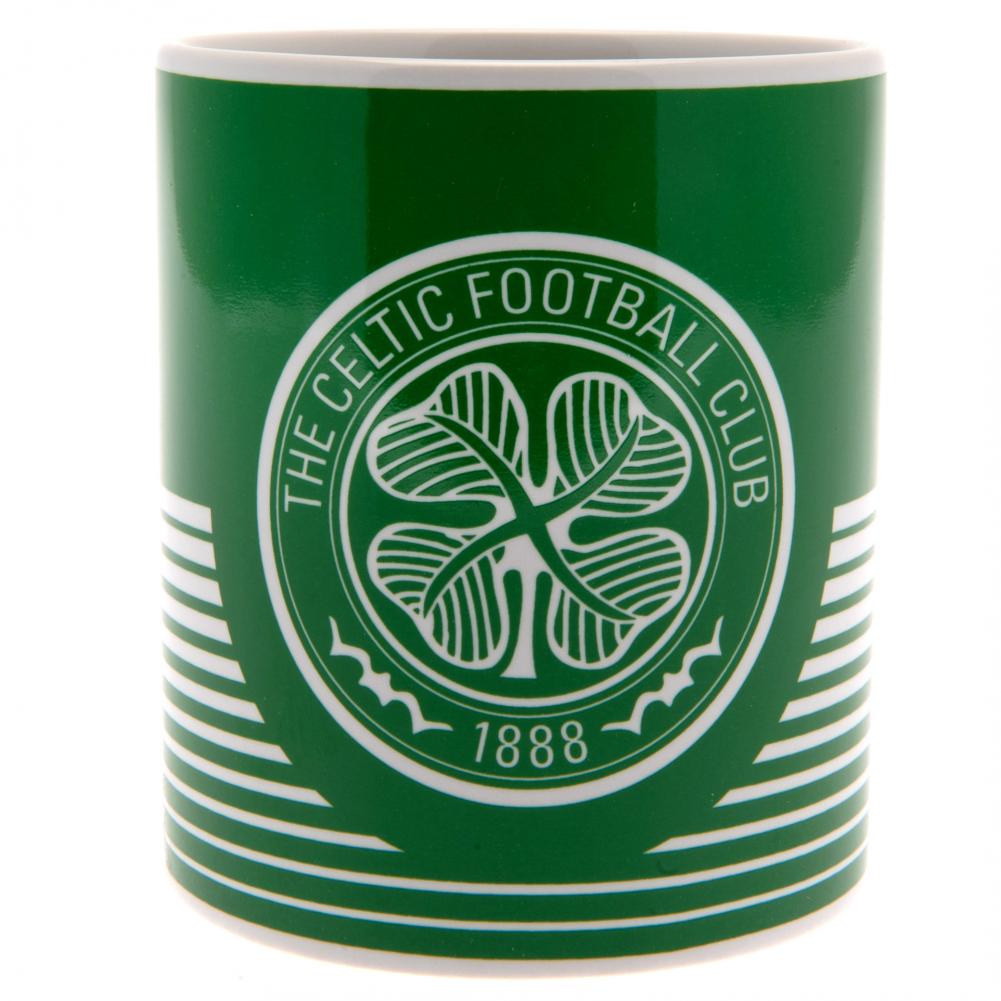 Celtic FC 315ml Crest Linea Design Mug - Image 2