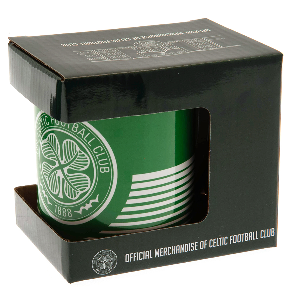 Celtic FC 315ml Crest Linea Design Mug - Image 4