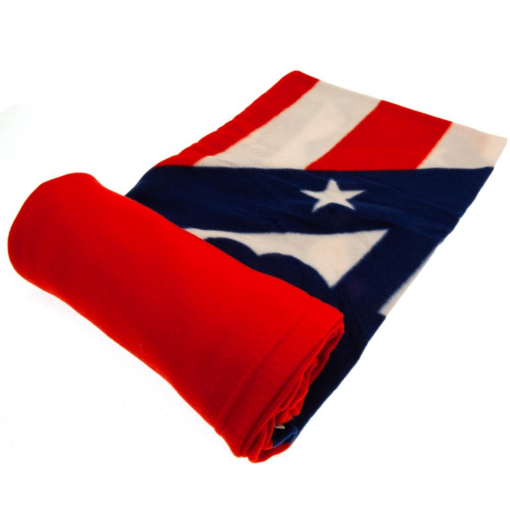 Atletico Madrid FC Crest Fleece Blanket