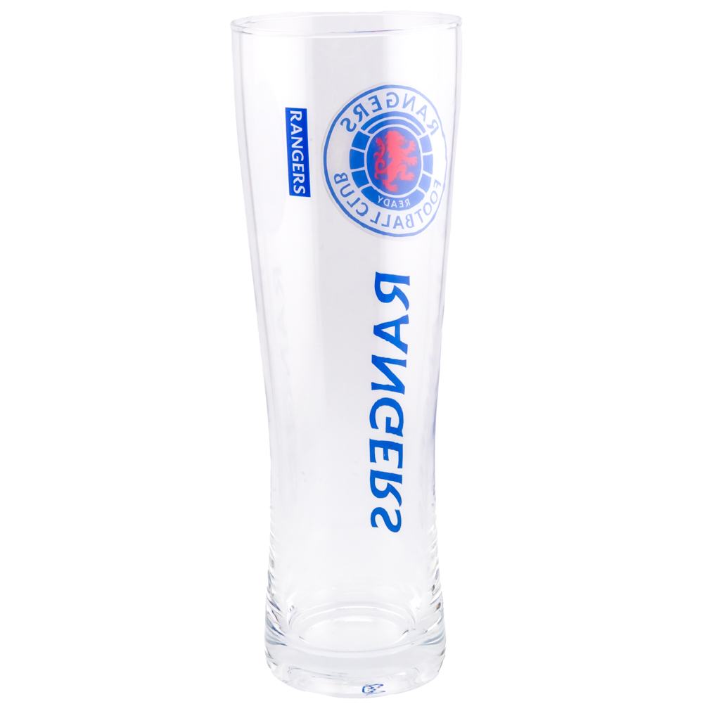 Rangers FC 570ml Tall Beer Glass - Image 2