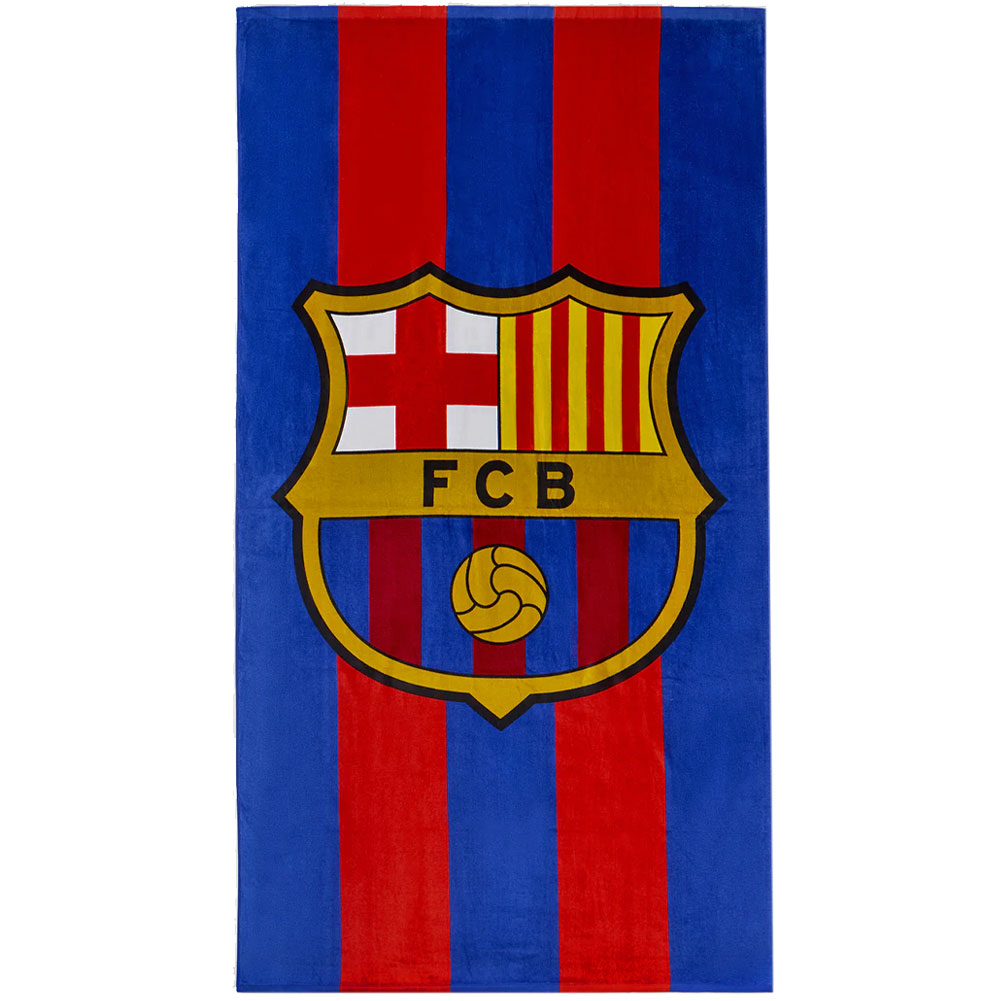 FC Barcelona Crest Beach Towel