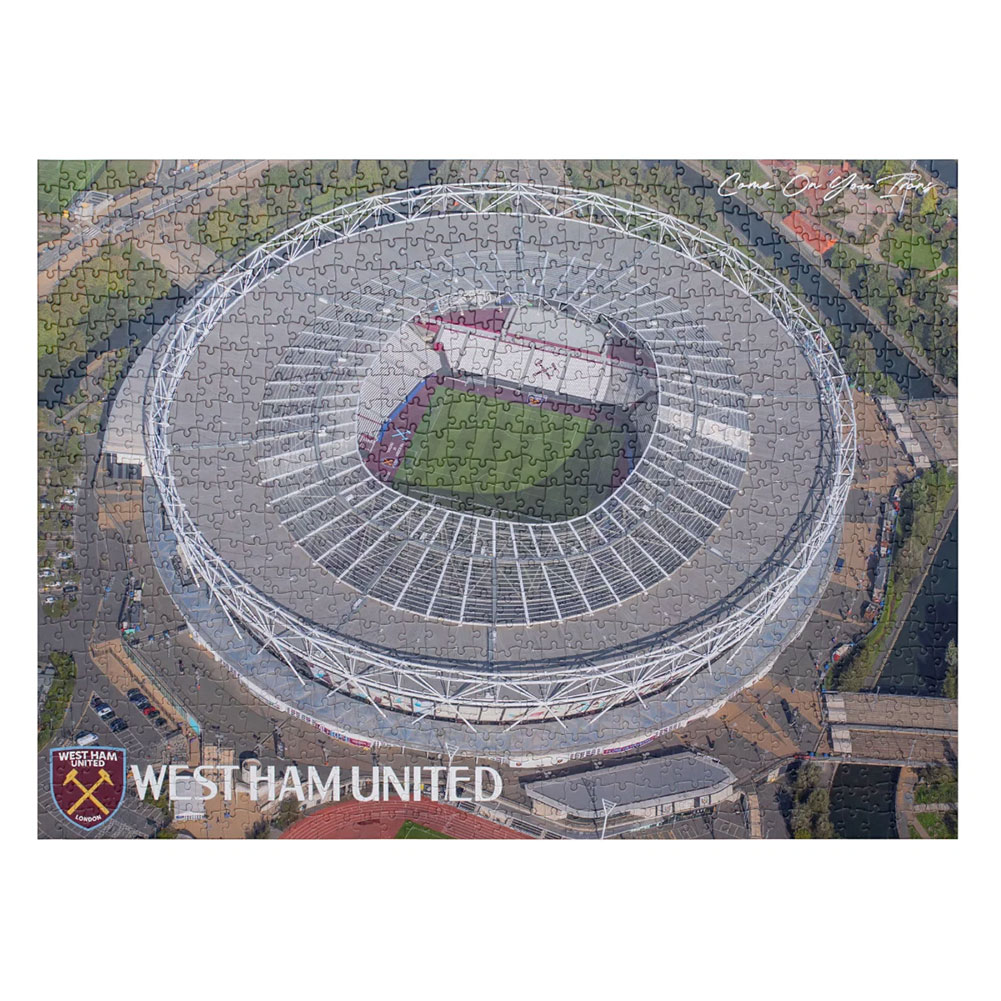 West Ham United FC 1000 Piece Stadium Puzzle - Image 2