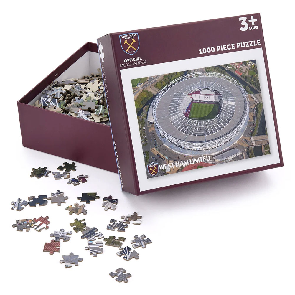 West Ham United FC 1000 Piece Stadium Puzzle