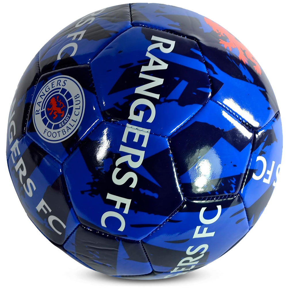 Rangers FC Size 5 - 26 Panel Graffiti Design Football - Image 2