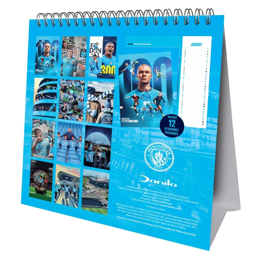 Manchester City FC 2027 Desktop Calendar - Image 3