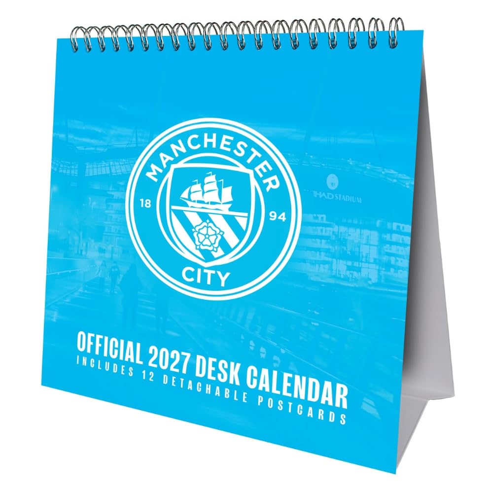 Manchester City FC 2027 Desktop Calendar