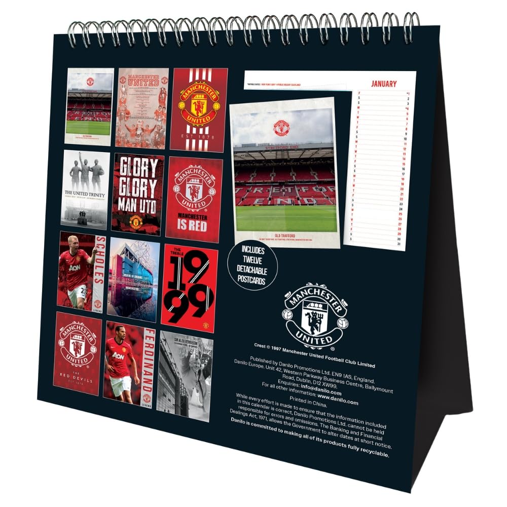 Manchester United FC 2027 Desktop Calendar - Image 3