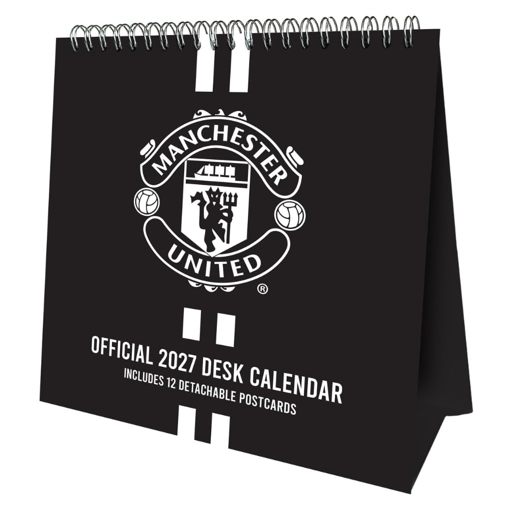 Manchester United FC 2027 Desktop Calendar