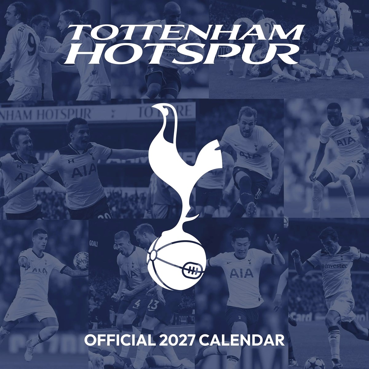 Tottenham Hotspur FC 2027 Square Legends Calendar