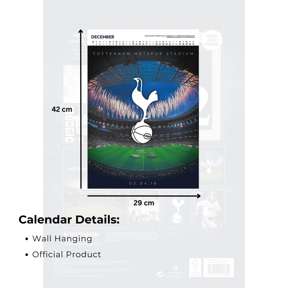 Tottenham Hotspur FC 2027 Deluxe Calendar - Image 4