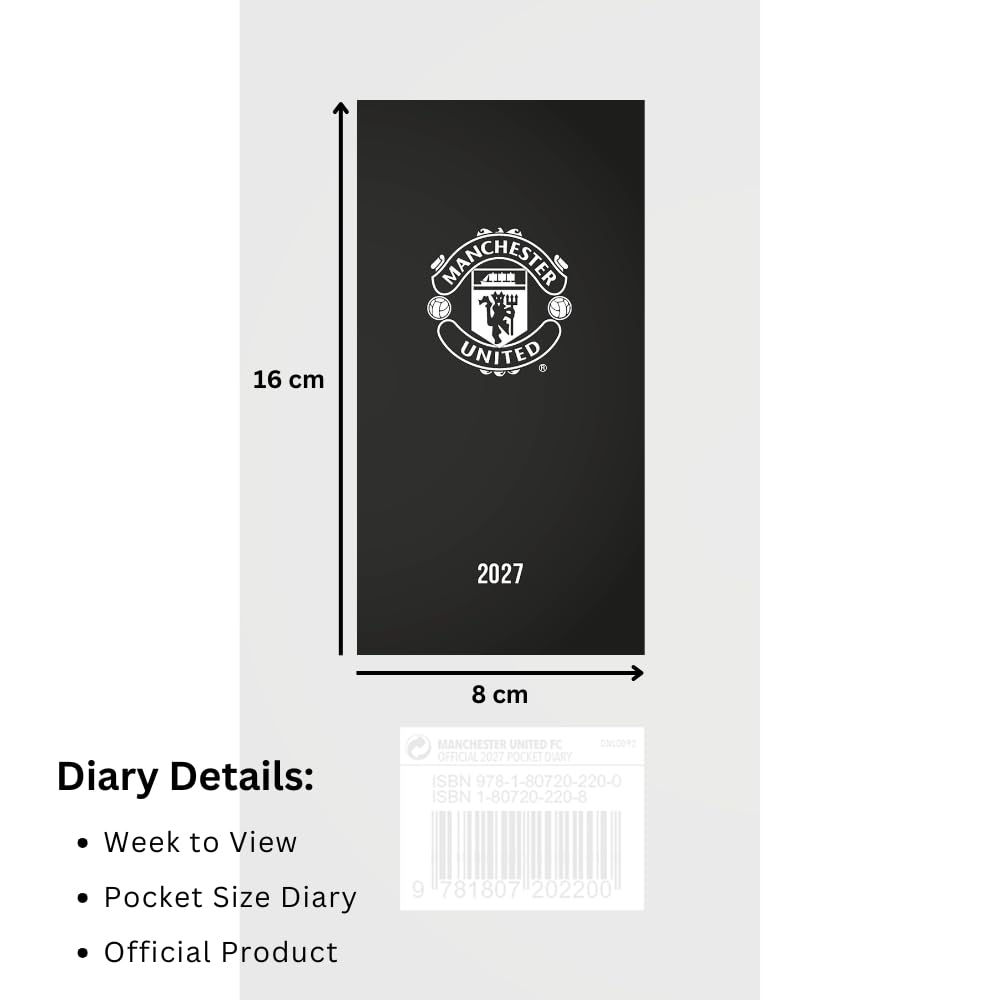 Manchester United FC 2027 Slim Diary - Image 4