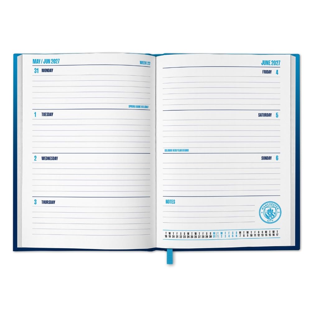 Manchester City FC 2027 A5 Diary - Image 2