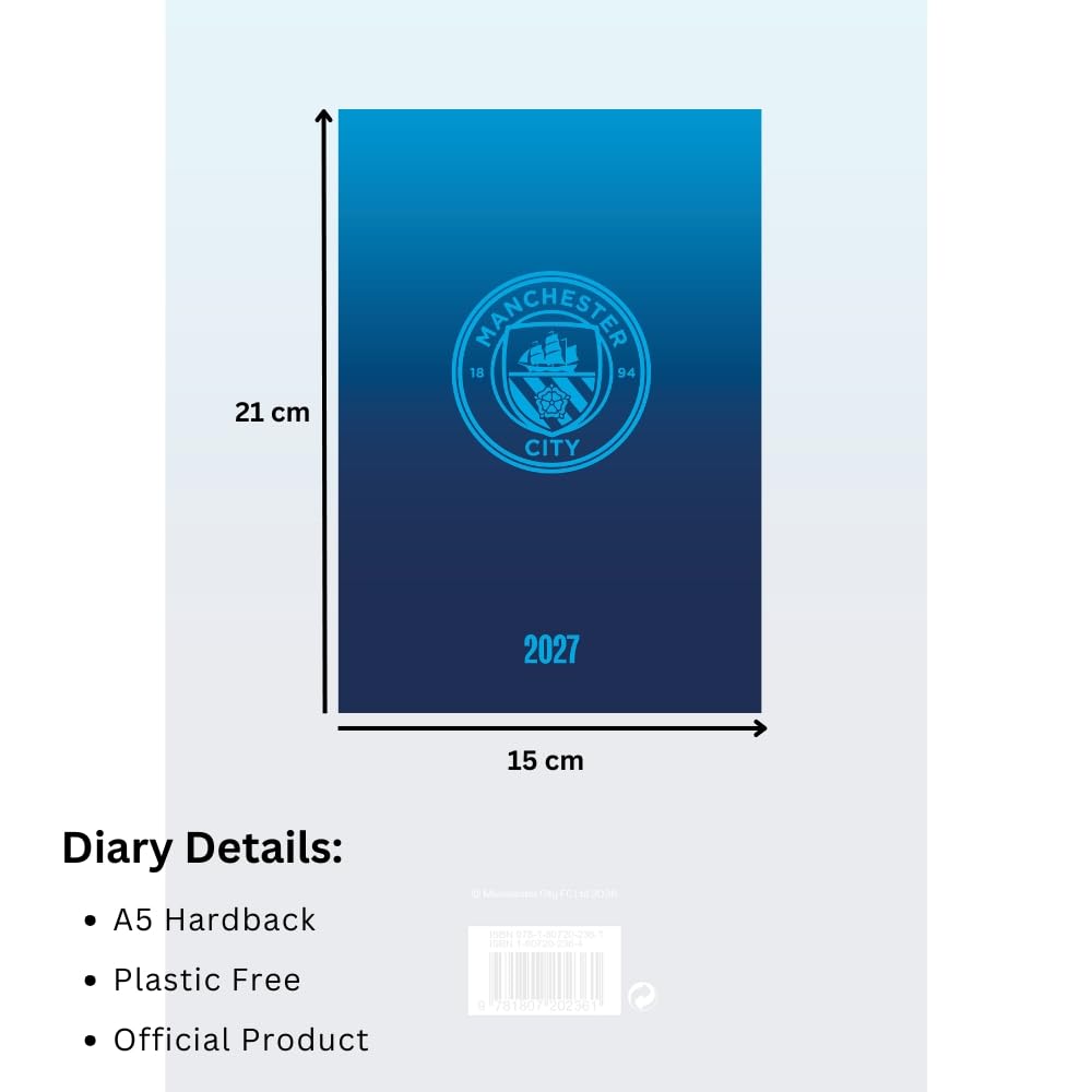 Manchester City FC 2027 A5 Diary - Image 4