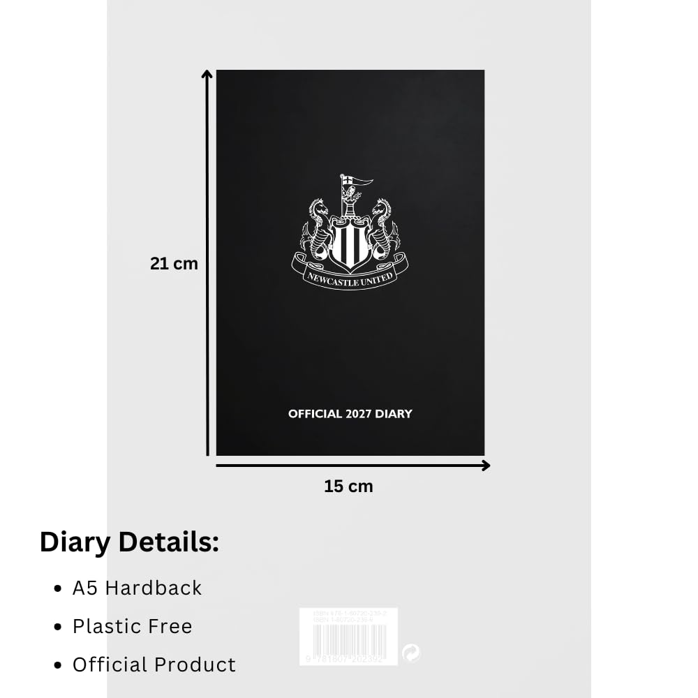 Newcastle United FC 2027 A5 Diary - Image 4