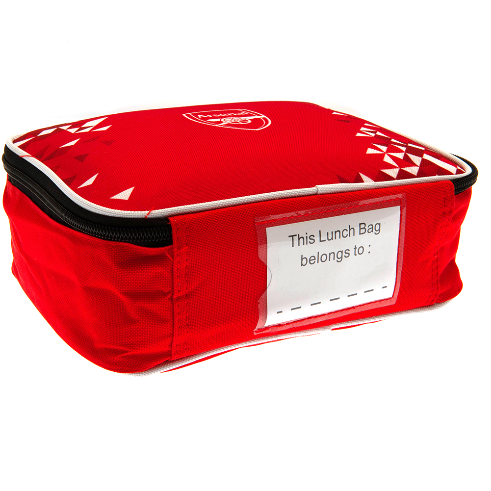 Arsenal FC Red Particle Design Lunch Bag - Image 3