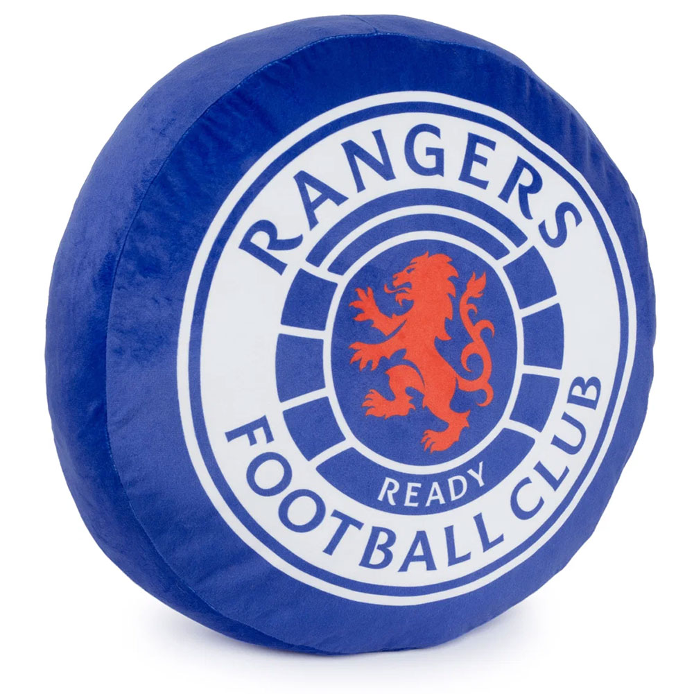 Rangers FC Round Crest Cushion